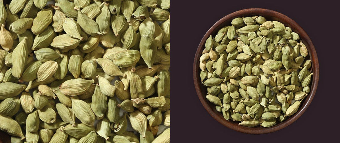 Close up image of cardamom