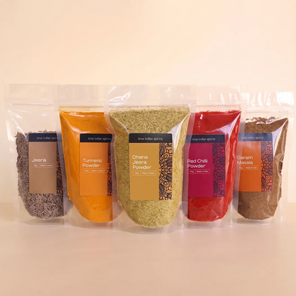 Indian Cooking Essentials Kit (5 Spice Starter Set)