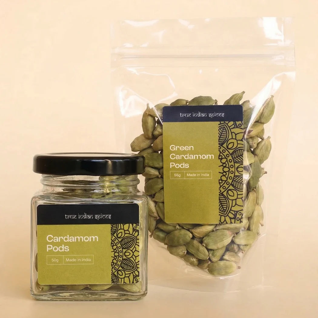 Green Cardamom Pods | Authentic Spice for Curry – True Indian Spices